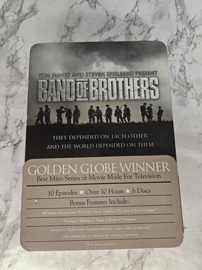 Band of Brothers 10-PART HBO SERIES, 6-DISC COLLECTORS TIN BOX DVD SET
